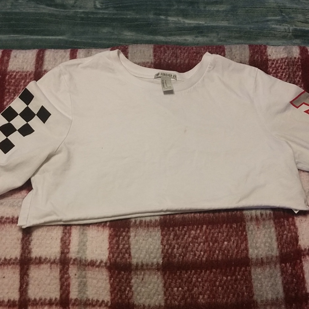 Super cute long sleeve crop top!size M